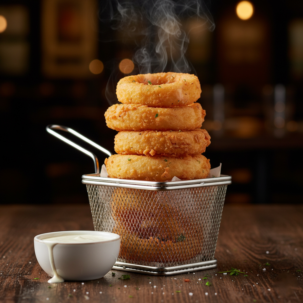 Golden-Brown Onion Rings