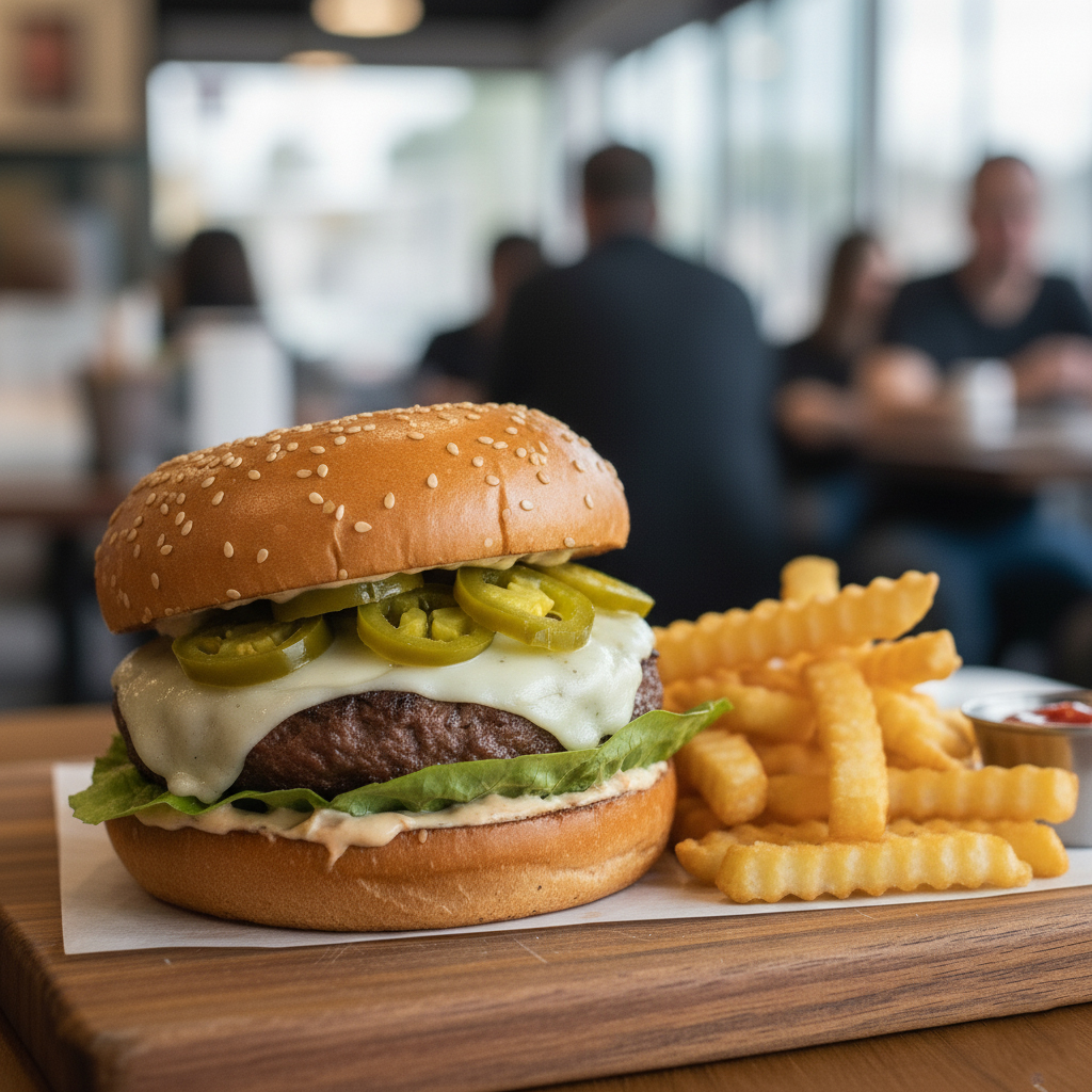 Spicy Jalapeño Burger